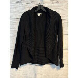 H&M Basic Ribbed Knit Cardigan Sweater Size M